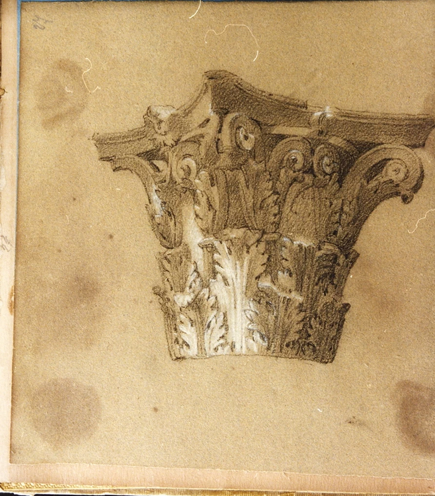 Studio di capitello corinzio - Museo Nazionale di san Martino, Napoli